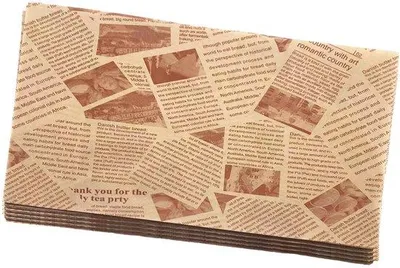 Obrázek produktu pro Ekologický papír na hamburgery, 100 listů, 30 x 20 cm