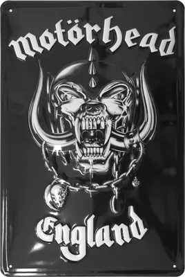 Produktbild von KKL Motörhead Blechschild England 20 x 30 cm KKLTSMH1
