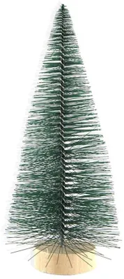 Produktbild von Kunst-Weihnachtsbaum-Set mit 12 Stück – Tischdekoration für Weihnachtsfeiern