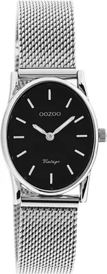 Immagine prodotto di Oozoo Orologio da polso in metallo argentato Serie Vintage Donna Orologio analogico al quarzo UOC20257