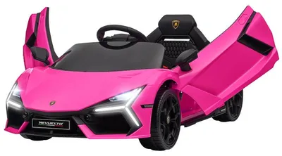Obrázok produktu pre Elektrické detské auto Lamborghini Revuelto, 12V | Farba: Ružová | Rozmery: 60x105x40 cm