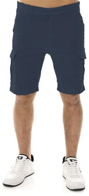 Produktbild von Leone Easy Herren-Cargoshorts aus Twill mit Gürtelschlaufen