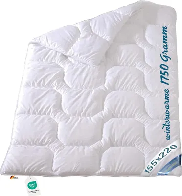 Produktbild von Extra warme Winter Bettdecke Duo Steppbett Baumwollbezug 155x220 95°