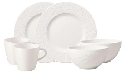 Zdjęcie produktu dla Zestaw śniadaniowy "Rock blanc" 6-elementowy | Villeroy & Boch | Numer artykułu: 1042409072 | EAN: 4003686437210