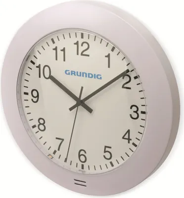 Produktbild von Wanduhr Uhr mit Türklingel, Analoge Zeitanzeige, 45 Klänge - 36 Melodien und 9 Alarmtöne - Grundig