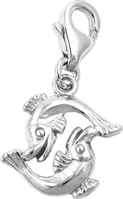 Produktbild von Anhänger Sternzeichen Fische Einhänger Charm aus 925 Silber Damen