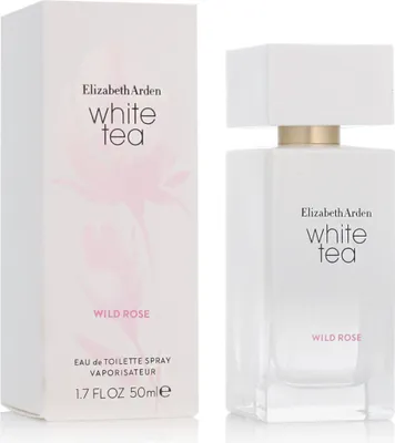 Produktbild von Elizabeth Arden White Tea Wild Rose, Frauen, Sommer, 50 ml, Nicht nachfüllbare Flasche, Spray, ALCOHOL DENAT., WATER/AQUA/EAU, PARFUM/FRAGRANCE, BUTYLENE GLYCOL, CAMELLIA SINENSIS LEAF EXTRACT,...