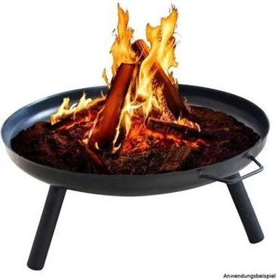 Produktbild von Feuerschale ca. 60cm Ø Eisenschale Feuerstelle Gartenfeuer Feuerkorb Pflanzschale