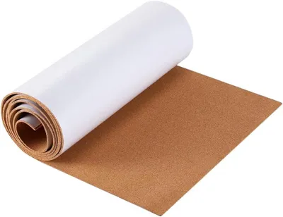 Immagine prodotto di Pannello in sughero autoadesivo, sughero naturale, dimensioni 40 x 300 cm, spessore 1 mm, ideale per la decorazione delle pareti
