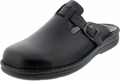Produktbild von Berkemann Max-Plus Clogs Gepolsterte Riemen mit Klettverschluss für Komfort, Wechselfußbett für orthopädische Einlagen, Sicherer Halt
