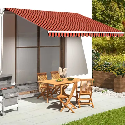 Obrázok produktu pre Poťah markízy Living Store oranžový a hnedý 4,5x3,5 m