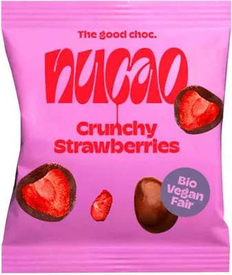 Produktbild von nucao Schokofrüchte Crunchy Strawberries  50g