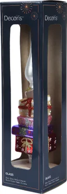 Immagine prodotto di Figurina regalo in vetro per albero di Natale 29 cm - Colorato