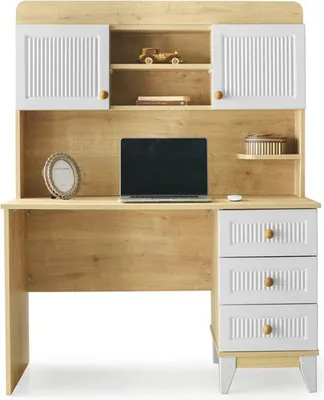Image de Bureau fonctionnel pour la chambre d'enfant avec beaucoup de surface de travail Table