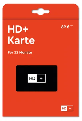 Immagine prodotto di Scheda HD PLUS HD+ comprensiva di un pacchetto di canali HD+ per 12 mesi