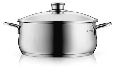 Produktbild von WMF 0730256040, Edelstahl, Glas, Edelstahl, Edelstahl, Edelstahl, Glas, Keramik, Gas, Halogen, Induktion, Versiegelte Platte
