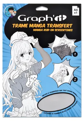 Imagen del producto de Plantilla con textura GRAPH'IT Transfer Manga A4, tonos claros