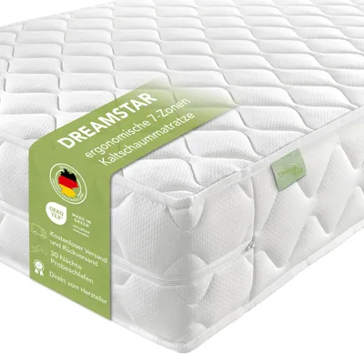 Produktbild von Ergonomický 7-zónový obojstranný matrac XXL I 140 x 200 cm I 22 cm I H2 & H3 I Ergo Flex XXL
