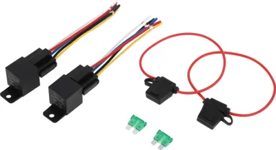 Produktbild von 5 Pins 12V 40A Auto-Relais mit Kunststoff-Aufhängeloch mit Kabelbaumsteckdosen Wasserdichtes Auto-Relais 1 Satz