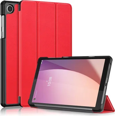 Produktbild von Schutz Hülle für Lenovo Tab M8 4th Gen TB-300FU Smart Cover Case Tablet Tasche, Farbe:Rot