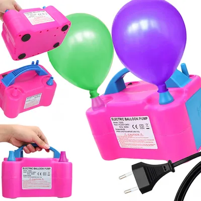 Produktbild von Elektrická Pumpa Na Nafukování Balónků A Girland 2 Trysky Účinná Výkonná Rychlá Pomoc