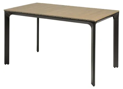 Produktbild von Lesli Living - Gartentisch Arezzo - Anthrazit - 130x70x74cm