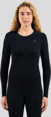 Produktbild von Odlo Merino 200 Langarm-baselayer Schwarz XL Frau Schwarz XL