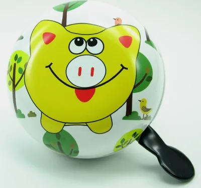 Produktbild von Ding Dong Glocke Fahrrad Klingel Schwein Ø 80 mm