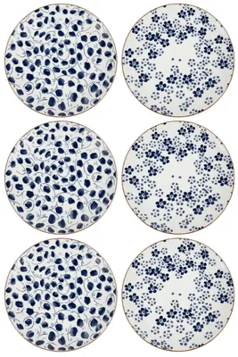 Obrázek produktu pro Cookinglife talíř Fleuris, průměr 27 cm – 6 kusů