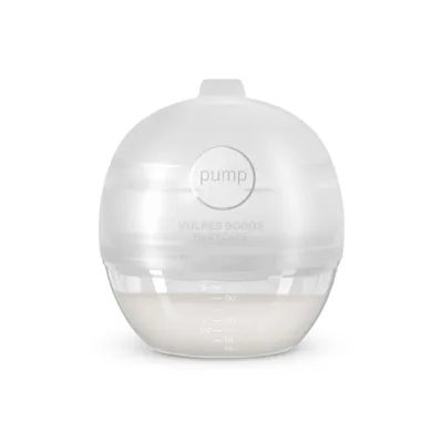 Obrázok produktu pre Vulpes Goods Manuálna odsávačka mlieka, uzáver na uskladnenie materského mlieka, zberač mlieka, prenosná, hands-free, silikónová, bez BPA, 60ML