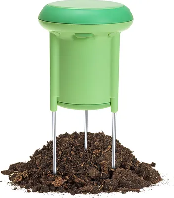 Produktbild von Kabelloser Bodenfeuchtigkeitsmesser-Sensor, 2-in-1-Temperatur- und Feuchtigkeitsmonitor fuer Pflanzen, BT-App-Steuerung, Bodenthermometer, Gartenbedarf fuer Topfpflanzen im Innen- und Aussenbereich, Bauernhof, Rasen, Gewaechshaus