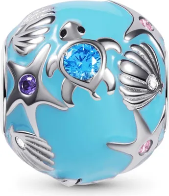Produktbild von Gnoce Charm Meereswelt FAC030 Silber