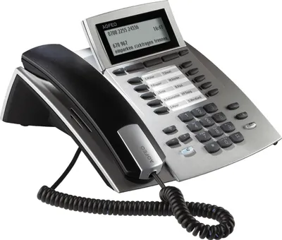 Produktbild von AGFEO Systemtelefon ST42      silber     Up0/S0