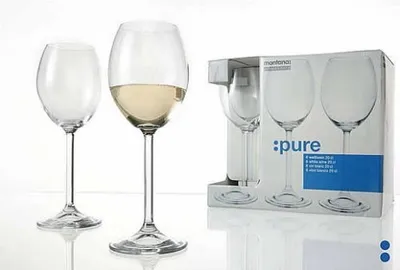 Produktbild von Weißweinglas Rotweinglas Weinkelch Montana Serie Pure 130ml 6er Set