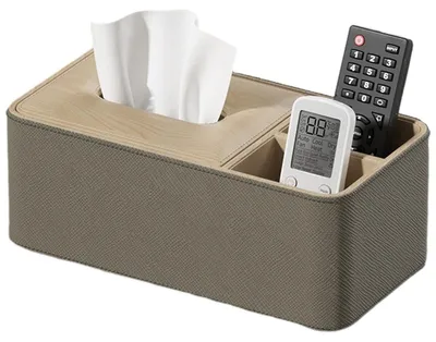 Produktbild von Rechteckige Taschentuchbox, Spender für Kosmetiktücher/Servietten, dekorativer Behälter