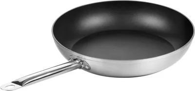 Bratpfanne ø 28 cm, antihaftbeschichtet, Induktion, Edelstahlgriff