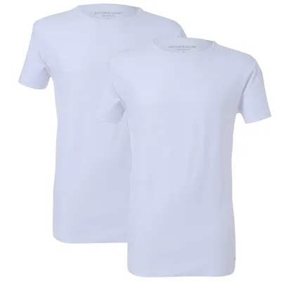 Produktbild von McGregor - Premium Stretch T-shirt - 2-pack - White / Weiß  O-neck - L