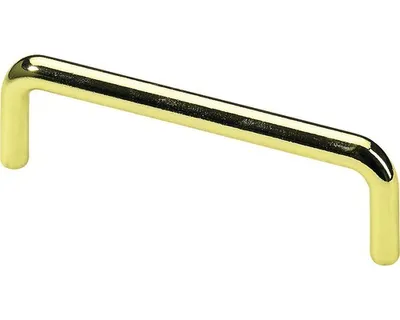 Produktbild von Hettich Möbelgriff Stahl gold 8,0 x 104,5 x 28,0 mm - 1 Stück