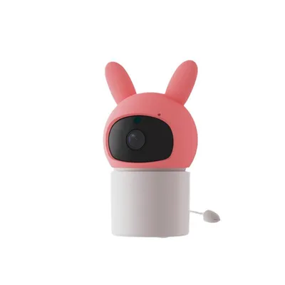 Image de ZELURXX : caméra de surveillance intelligente pour bébé avec mesure de la température, audio bidirectionnel, détection des pleurs, Wi-Fi et vision nocturne