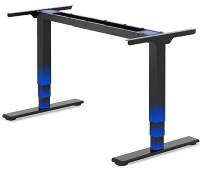 Immagine prodotto di Scrivania regolabile in altezza E5CB-Lite-EU, a due motori, senza piano, colore nero