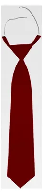 Produktbild von Krawatte mit Gummizug - Farbe rot, Satin-Finish