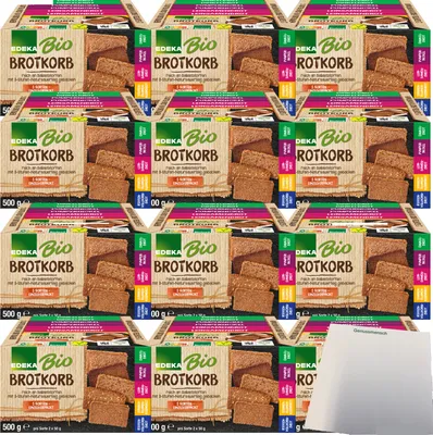 Produktbild von Edeka Brotkorb VPE (12x500g Packung) + usy Block