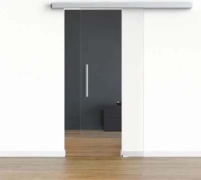 Produktbild von Pertura Glasschiebetür Freia Clear für Beschlag Selir 900x2050 mm mit Stangengriffbohrung