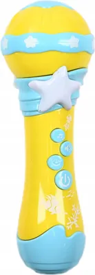 Produktbild von Kinder Mikrofon Spielzeug mit Melodien - Musikalisches Spielzeug 19cm - Batteriebetrieben