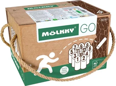 Zdjęcie produktu dla Mölkky 60595, Zestaw do kręgli, 6 lat(a), 15 min