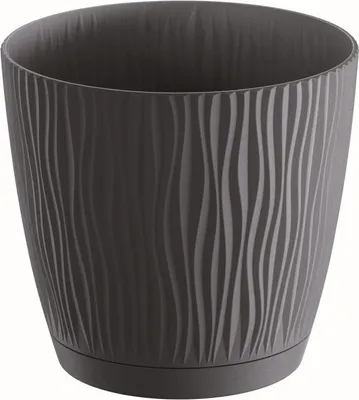 Produktbild von Blumentopf 29cm grau Prosperplast 28,2 cm x 28,2 x 26 cm