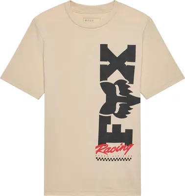 Produktbild von FOX Checker Jugend T-Shirt, beige/schwarz, YS
