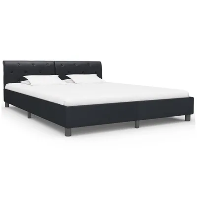 Immagine prodotto di vidaXL Struttura letto in Pelle finta nera 180 × 200 cm