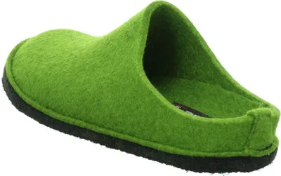 Produktbild von Haflinger Damen Herren Hausschuh Pantoffel Wollfilz Flair Soft 311010, Größe:40 EU, Farbe:Grün
