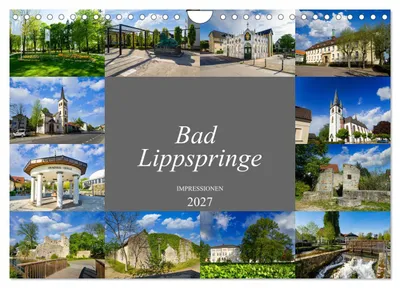 Produktbild von Bad Lippspringe Impressionen (Wandkalender 2027 DIN A4 quer), CALVENDO Monatskalender